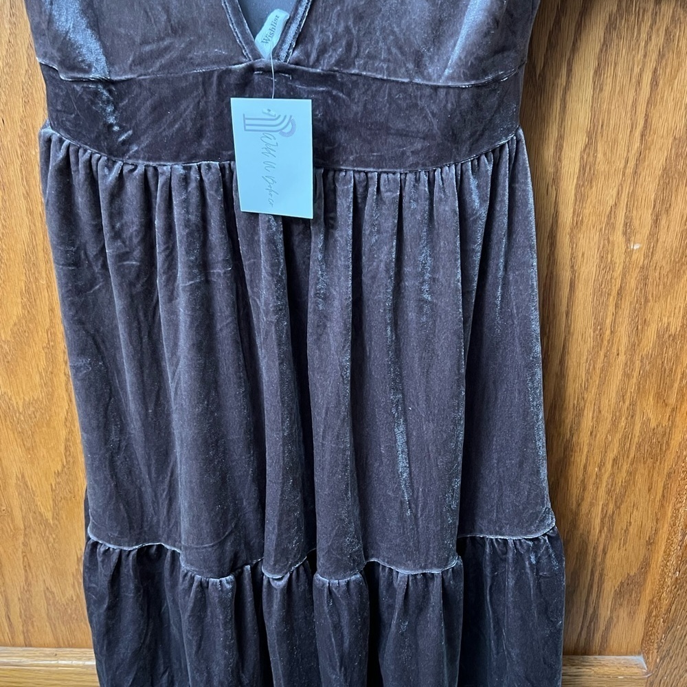 BNWT Wishlist Valour Mauve Women's sz Small Dress Fancy Beautiful - Picture 9 of 10